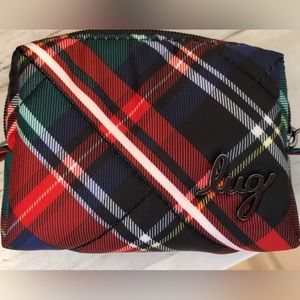 LUG Mini Choo Choo Tartan Plaid pill case pouch